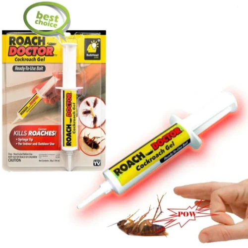 Set 2 x Insecticid tip seringa, solutie antigandaci RoachDoctor