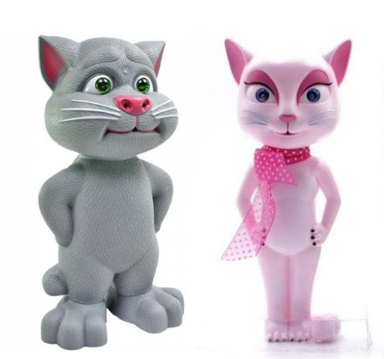 Jucarie Talking Angela + Jucarie Talking Tom 30 cm