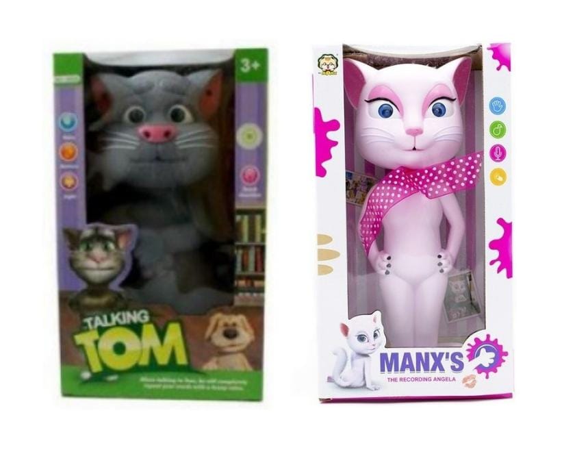 Jucarie Talking Angela + Jucarie Talking Tom 30 cm