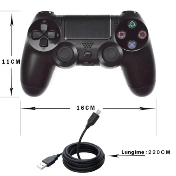 Gamepad Wireless DOUBLESHOCK Playstation 4 cu Vibratii