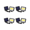 Set 4 x Lampa cu incarcare solara si senzor de miscare SL-F100,  3 moduri de iluminare