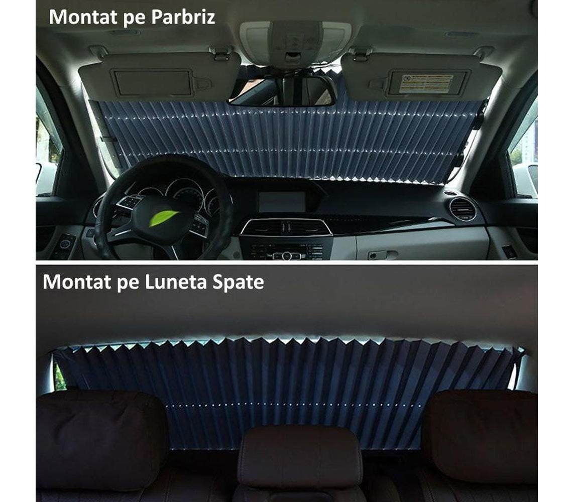 Lichidare de Stoc! Copertina Parasolar Auto Impotriva Razelor UV 70 cm