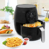 Air Fryer - Friteuza fara Ulei 6 Litri, Display Digital, 2400 W, Functie de Coacere + Set 50 hartii de Copt pentru Friteuza 16 cm