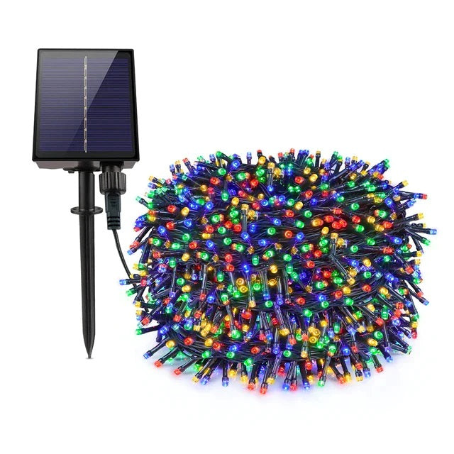 Lichidare de Stoc! Set 4 x Decoratiune cu Incarcare Solara pentru Gradina, 100 LED, 10 Metri