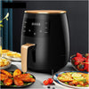 Air Fryer - Friteuza fara Ulei 6 Litri, Display Digital, 2400 W, Functie de Coacere + Set 50 hartii de Copt + 2 x Forma din Silicon Reutilizabila