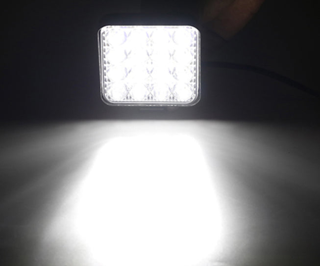 Set 4 proiectoare 16 LED 48W auto OFF-ROAD, IP 67