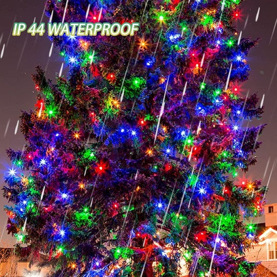 Instalatie de Craciun, tip liniara, alimentare 220V, pentru exterior, 1000 led-uri, 100m