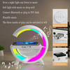 Lampa smart LED RGB, incarcator wireless, difuzor si conectare bluetooth 15 W