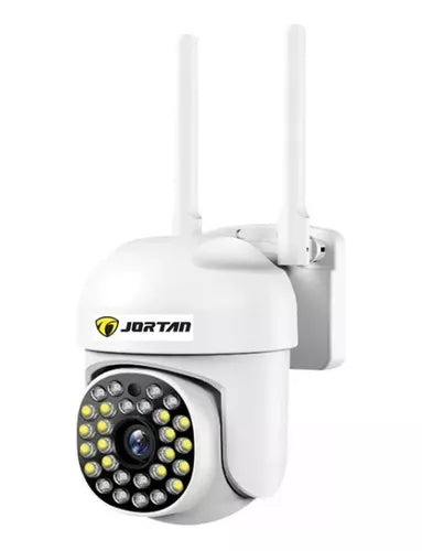 Camera de Supraveghere Video Jortan JT-8161, 32 Leduri, Rotative, Senzor de Miscare si Infrarosu Rezistanta la apa + Card 32GB