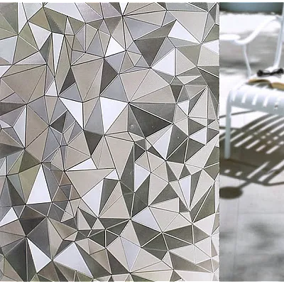 Folie decorativa pentru geam, Geometry 45 x 300 cm