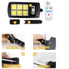 Lichidare de Stoc! Set 4 x proiector solar 6 celule,120 LED-uri COB ,cu senzor de miscare, sistem prindere inclus