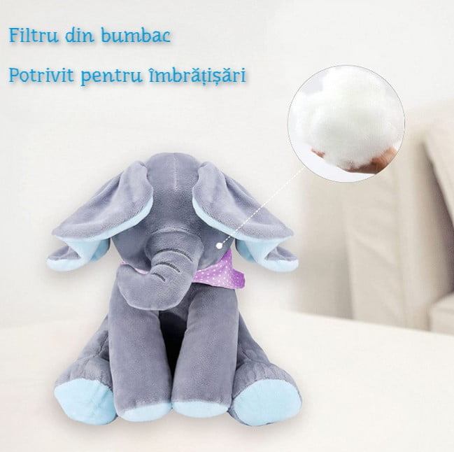 Elefant Interactiv din plus - Peek a Boo