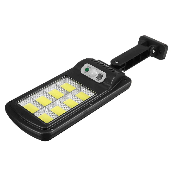 Lichidare de Stoc! Set 4 x proiector solar 6 celule,120 LED-uri COB ,cu senzor de miscare, sistem prindere inclus