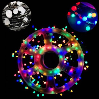 Instalatie de Craciun, tip liniara, alimentare 220V, pentru exterior, 1000 led-uri, 100m