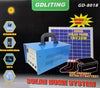 Kit cu Panou Solar, 100 W, 220V, Alimentare TV, 3 Becuri, 12 Volti