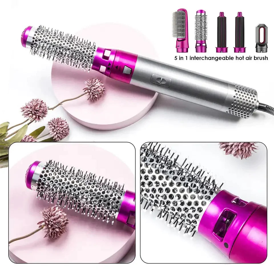 Multistyler Airwrap Hot Air Styler 5 in 1, Ondulator, Uscator, Accesorii