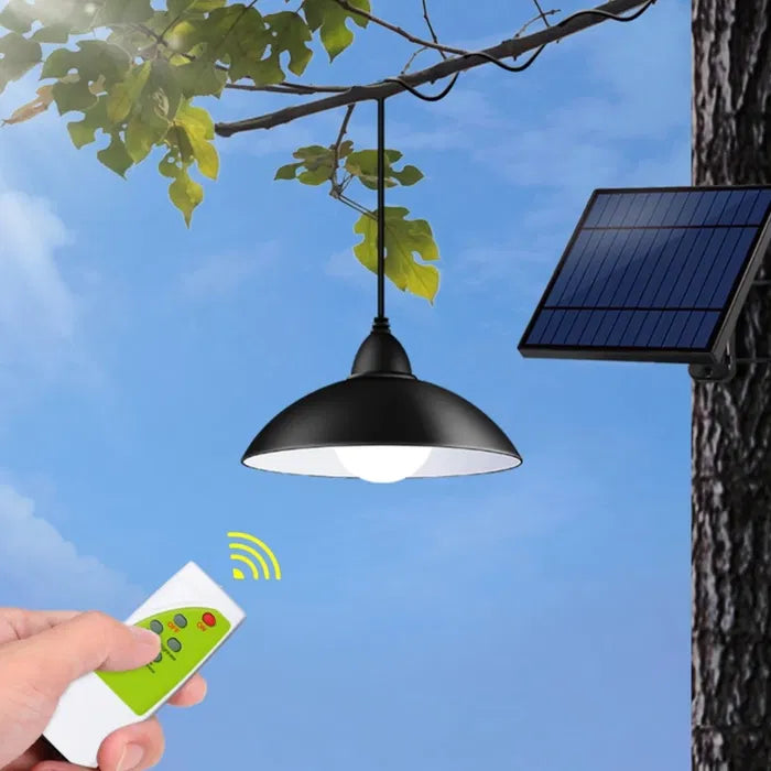 Set Panou Solar cu 2 Becuri LED cu Aplica, Telecomanda, 50W