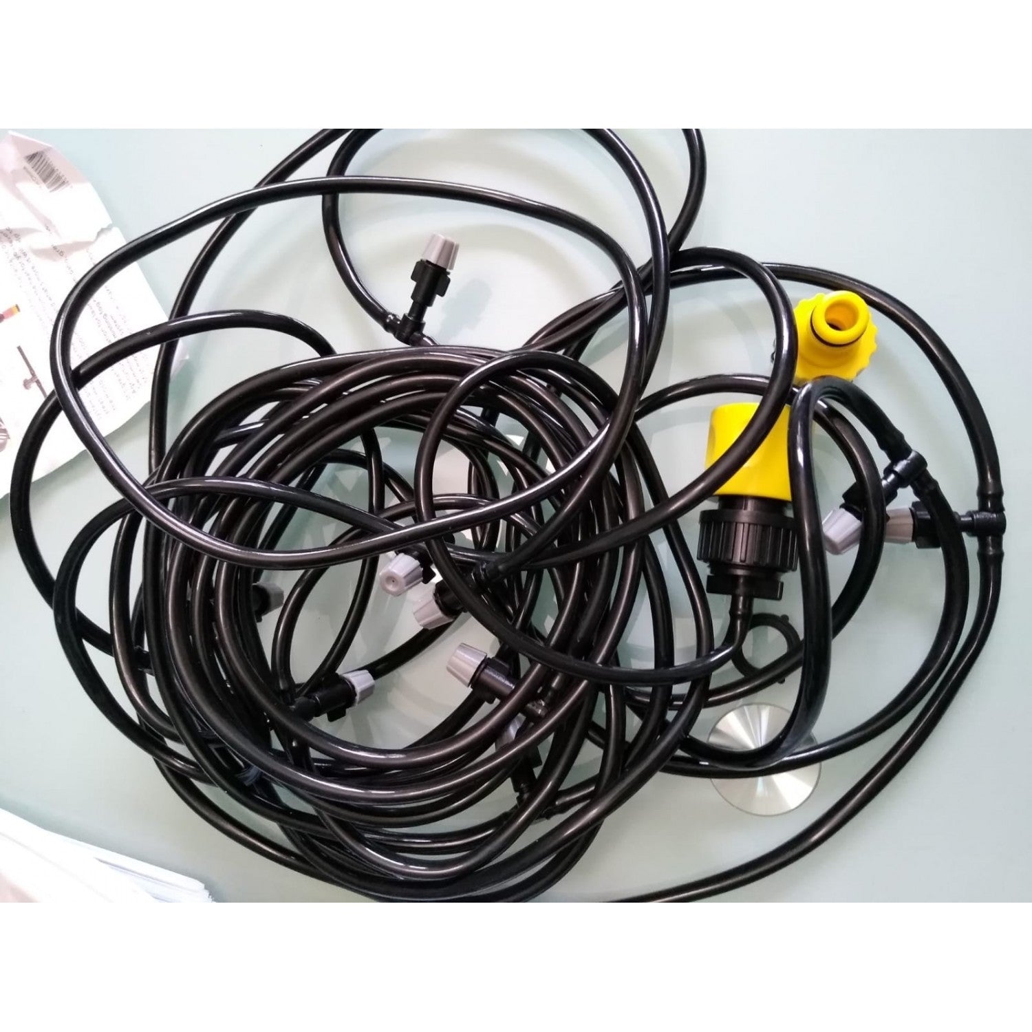 Kit racire terasa cu vapori de apa. Sistem racire cu ceata pentru terasa. 15 M