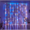 Lichidare de Stoc! Set 3 x Instalatie tip perdea 3 x 3m pentru interior - multicolora