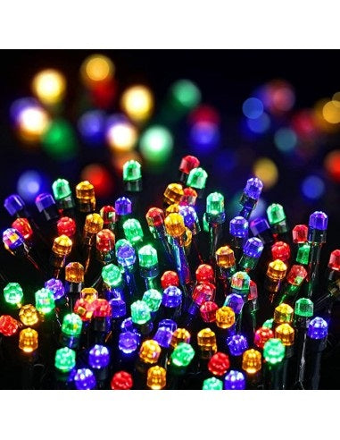 Instalatie de Craciun, tip liniara, alimentare 220V, pentru exterior, 1000 led-uri, 100m