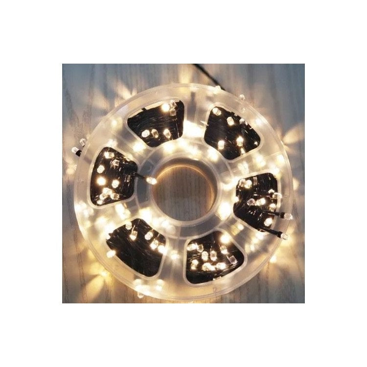 Instalatie de Craciun, tip liniara, alimentare 220V, pentru exterior, 1000 led-uri, 100m