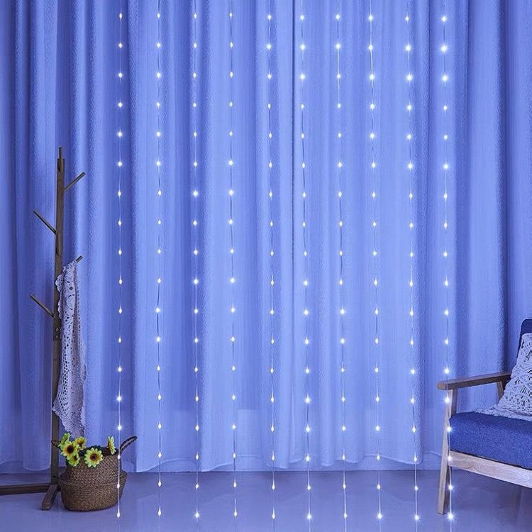 Set 3 x Instalatie tip perdea 3 x 3m pentru interior - alb rece