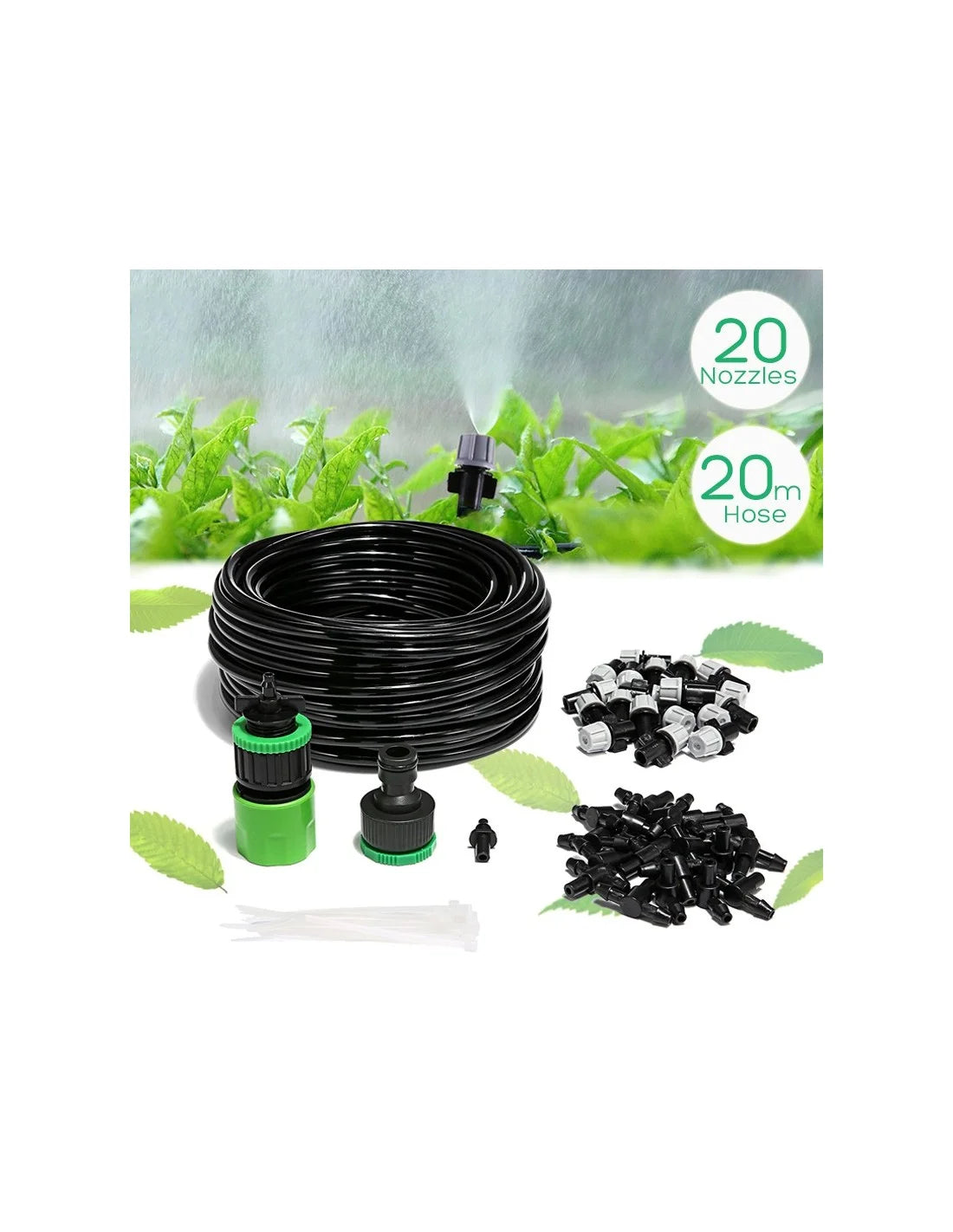 Kit racire terasa cu vapori de apa. Sistem racire cu ceata pentru terasa. 10 M