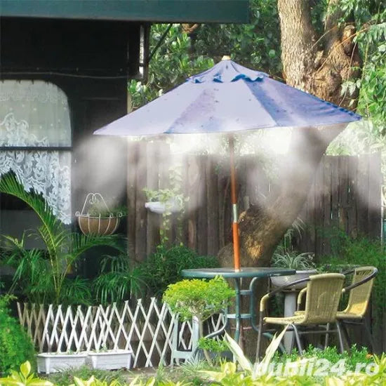 Kit racire terasa cu vapori de apa. Sistem racire cu ceata pentru terasa. 20 M