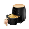 Air Fryer - Friteuza fara Ulei 6 Litri, Display Digital, 2400 W, Functie de Coacere + Set 50 hartii de Copt pentru Friteuza 16 cm