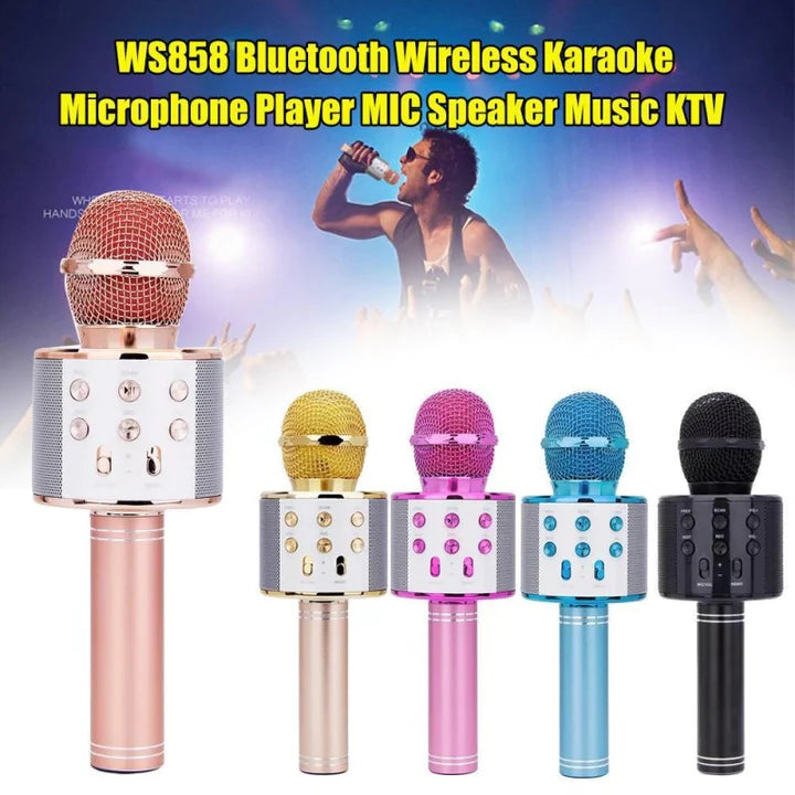 Microfon karaoke wireless bluetooth WS-858