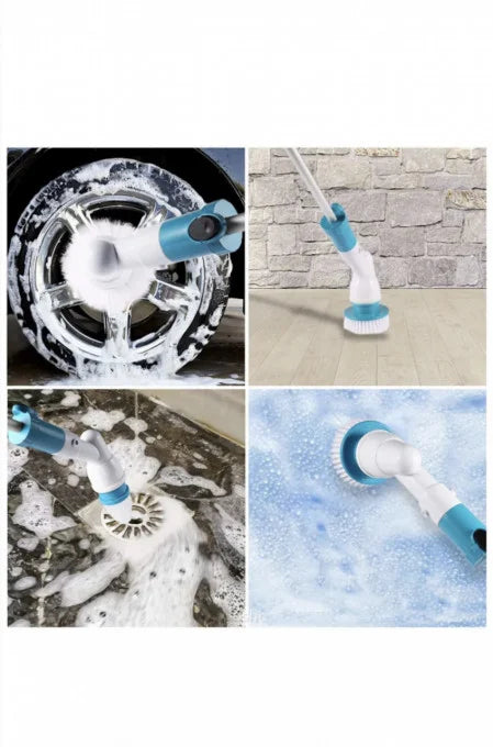 Mop rotativ electric  Hurricane Spin Scrubber cu 3 capete