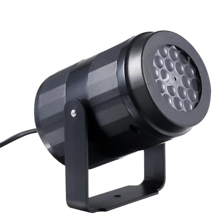 Proiector 16 figurine rotative cu tematica de Craciun, RGB 4W, pentru interior