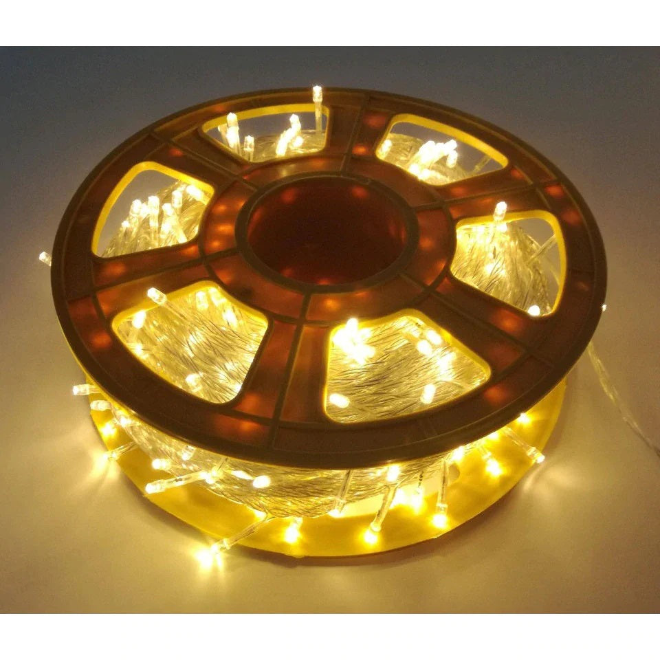 Instalatie de Craciun, tip liniara, alimentare 220V, pentru exterior, 1000 led-uri, 100m