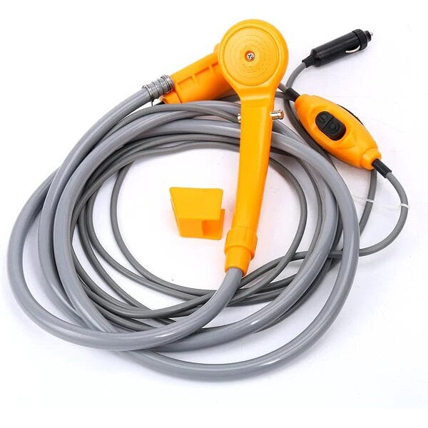 Set Dus Auto Portabil pentru Camping, 12 V, cablu 5M