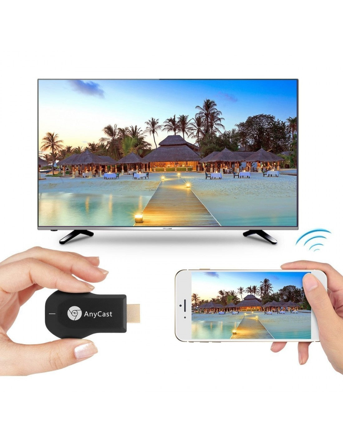 AnyCast Media Player HDMI Full HD transforma televizorul clasic in Smart TV