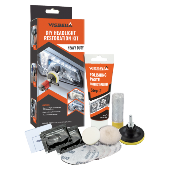 Lichidare de Stoc! Kit Polish pentru Faruri, Visbella Headlight