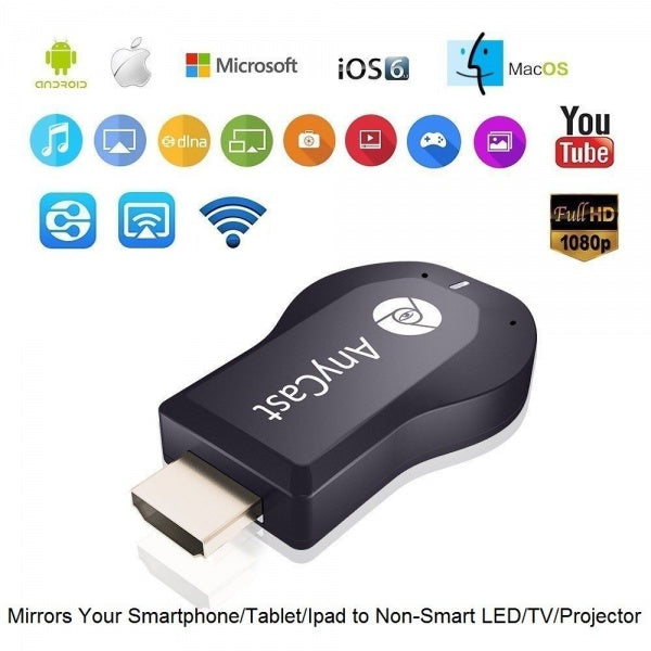 AnyCast Media Player HDMI Full HD transforma televizorul clasic in Smart TV