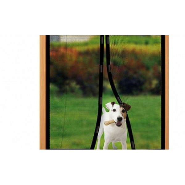 Furtun extensibil de gradina de 45 metri + Accesoriu pentru stropit cu 3 moduri de stropire,  + Perdea magnetica usa antiinsecte