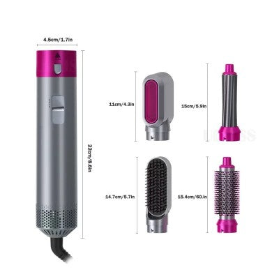 Multistyler Airwrap Hot Air Styler 5 in 1, Ondulator, Uscator, Accesorii