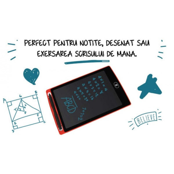 Tableta LCD pentru scris si desenat, 8.5 inch