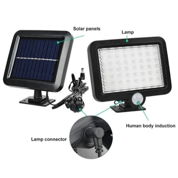 Set 3 x Lampa cu incarcare solara si senzor de miscare SL-F100, 3 moduri de iluminare