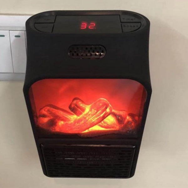 Aeroterma portabila Flame Heater 900 W, 2 niveluri temperatura, display digital