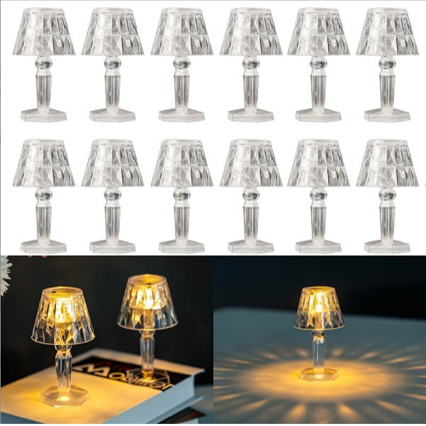 Set 12 x lampa stil mini veioza decorativa